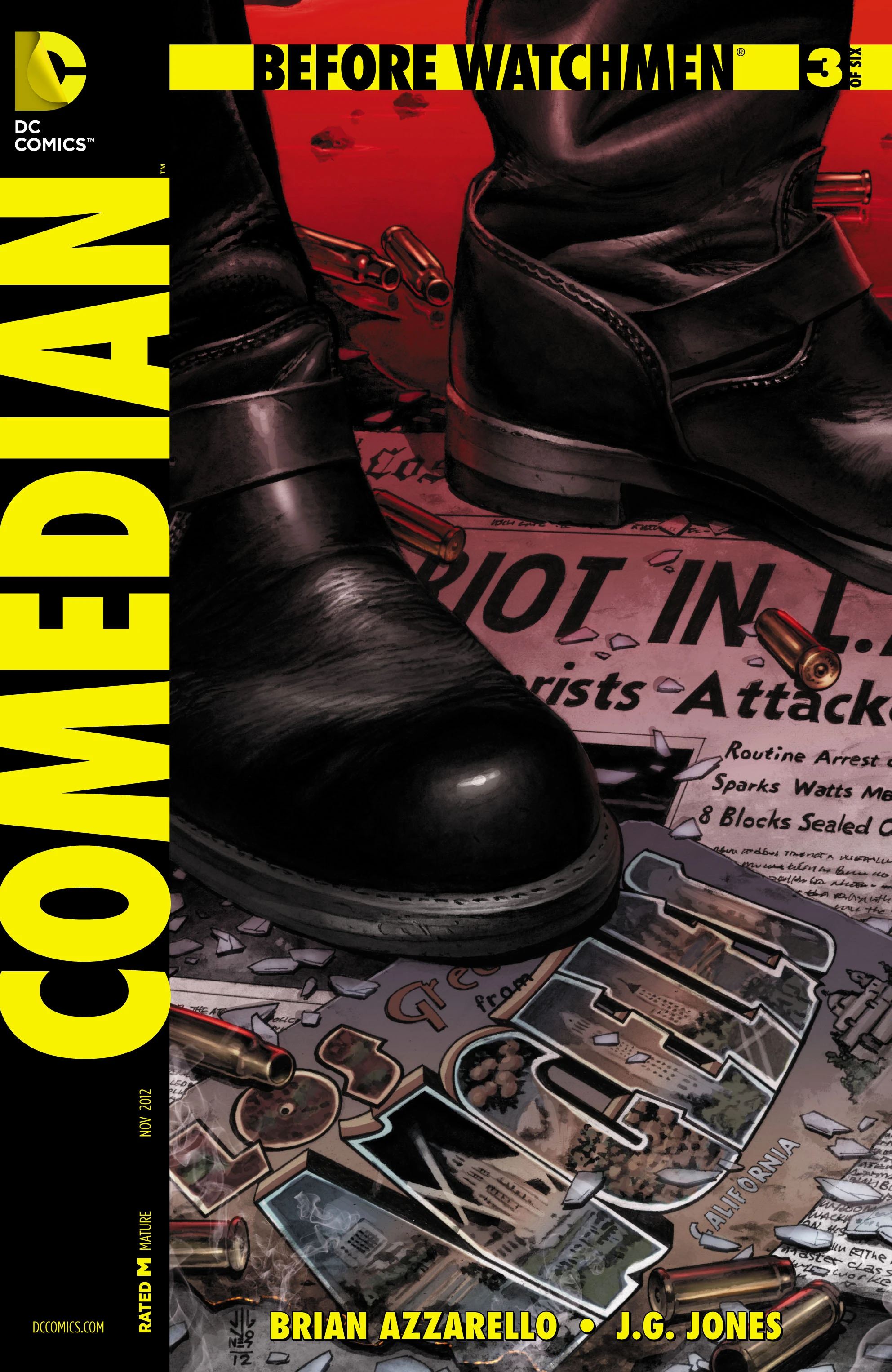 Before Watchmen: Comedian #3 (DC, 2012 — Cover A) cover